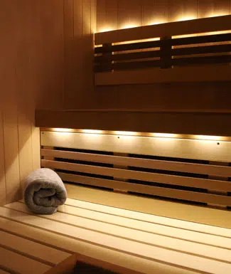 custom cut sauna