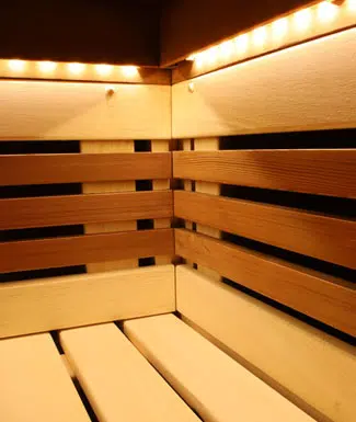 custom cut sauna