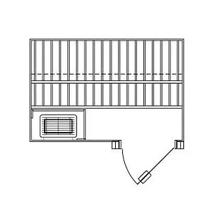 custom cut sauna