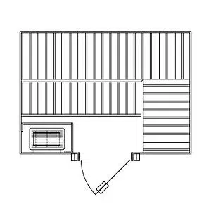 custom cut sauna