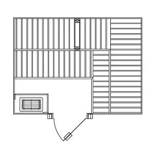 custom cut sauna