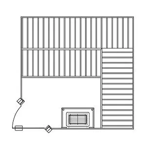 custom cut sauna