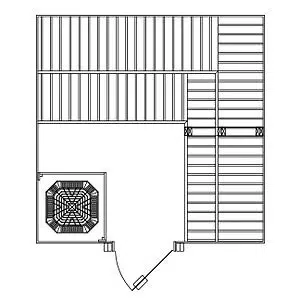 custom cut sauna