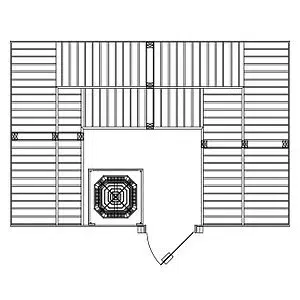 custom cut sauna