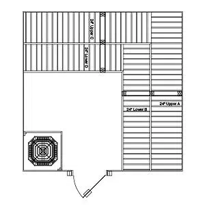 custom cut sauna