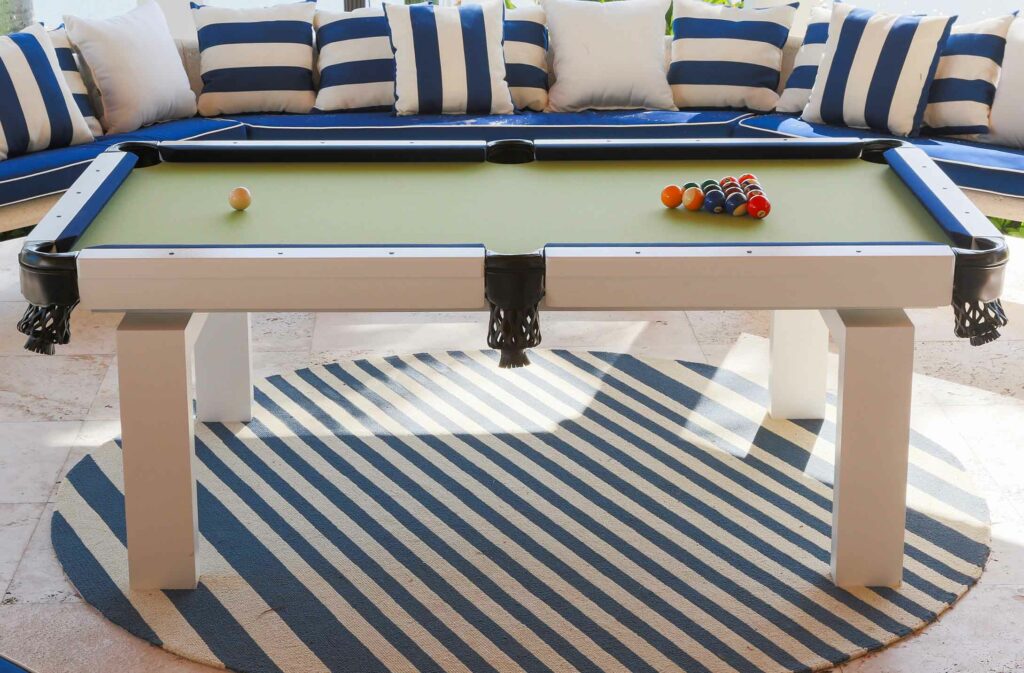 rr outdoor pool table oasis model