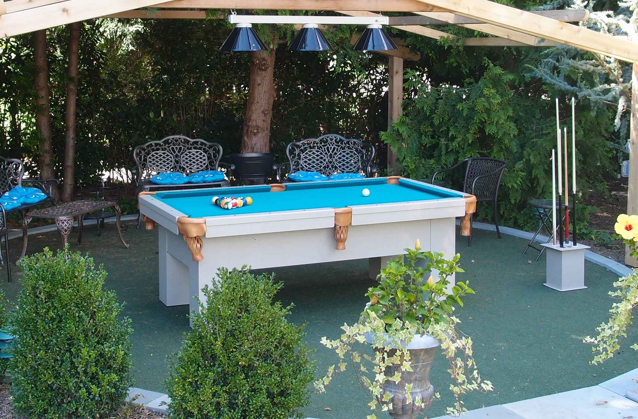 rr outdoor pool table orion model